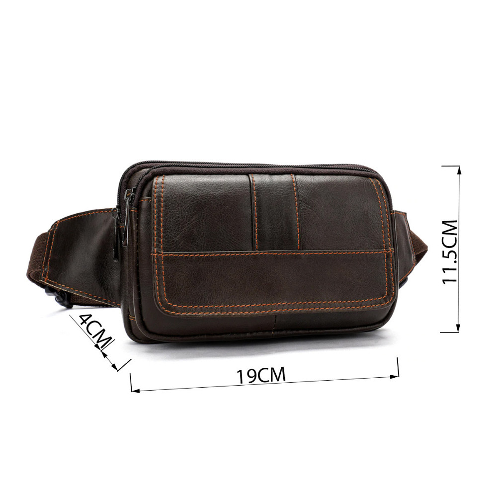 Сумка на пояс Vintage 14726 Коричневая Киев - изображение 3