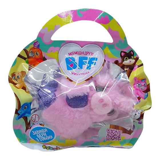 М'яка колекційна іграшка #sbabam 137/CN21-1 Мої модні друзі Свинка Таня Вінниця