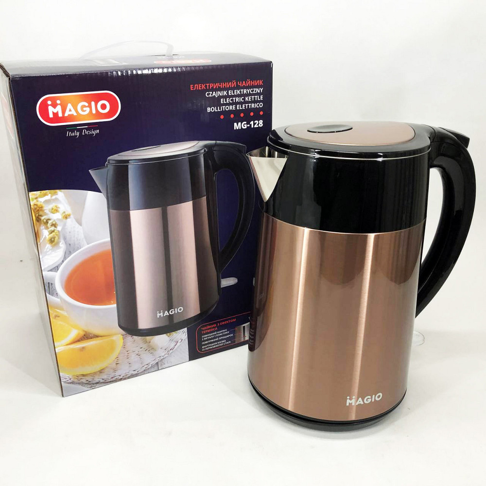 Электрочайник нержавейка, Электрический чайник с современным внешним видом, Мощный чайник электрический BE-76 Львов - изображение 5