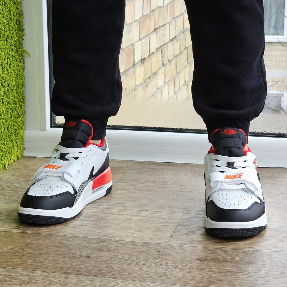 Чоловічі Термо Кросівки Nike Jordan Білі Шкіряні Джордани Найк Єврозима (розміри:41,42,43,44,45) Відео Огляд Дніпро - фото 8