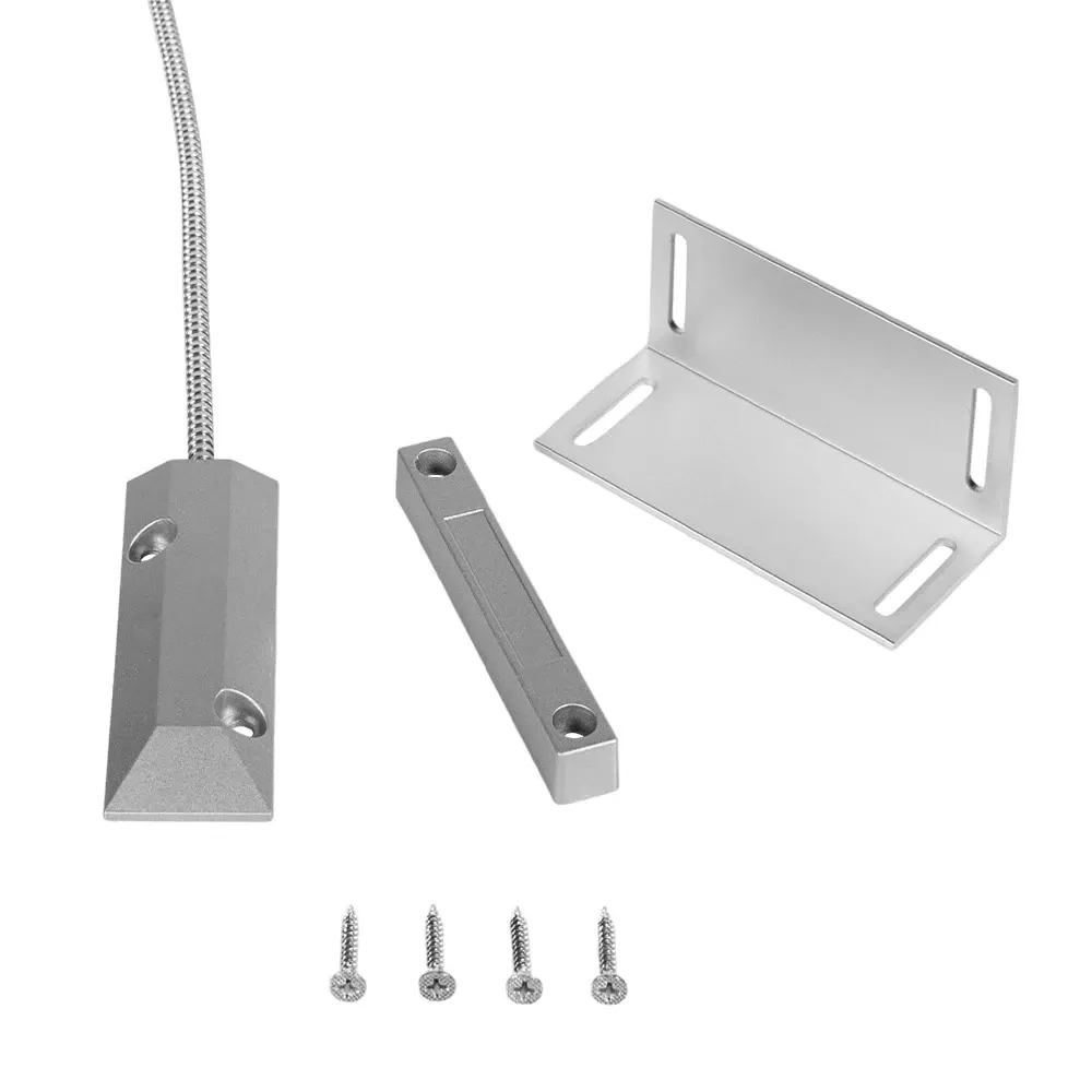 Датчик відчинення магнітоконтактний Trinix СМК 42MK Silver на металеві поверхні (27-00025) Киев - изображение 3