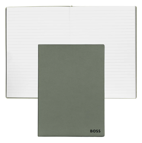 Блокнот A5 Hugo Boss ESSENTIAL  Khaki  Lined Ровно - изображение 1