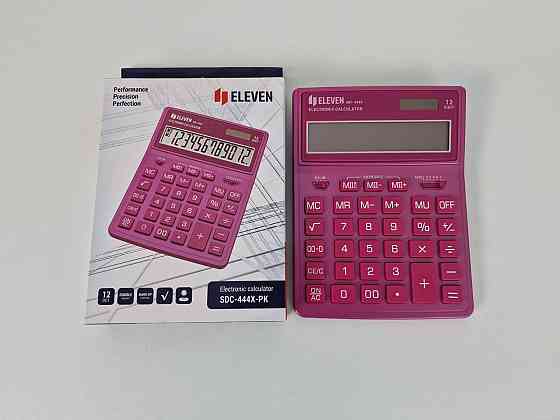 Калькулятор "ELEVEN" SDC-444S (citizen) 12 розрядів бухгалтерський малиновий (1 шт.) Харків