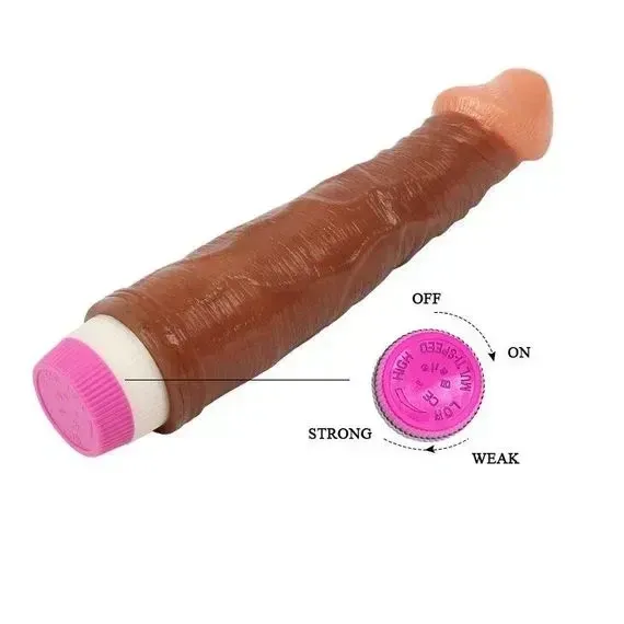 Вибратор реалистичный Baile коричневый, 21.5 х 4 см Sex Aura Киев - изображение 6