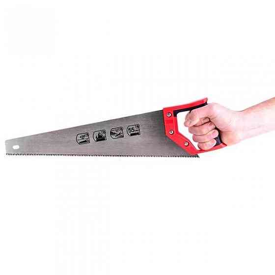 Ножовка по дереву 450 мм с каленым зубом, 3-я заточка 11 зуб. Харьков