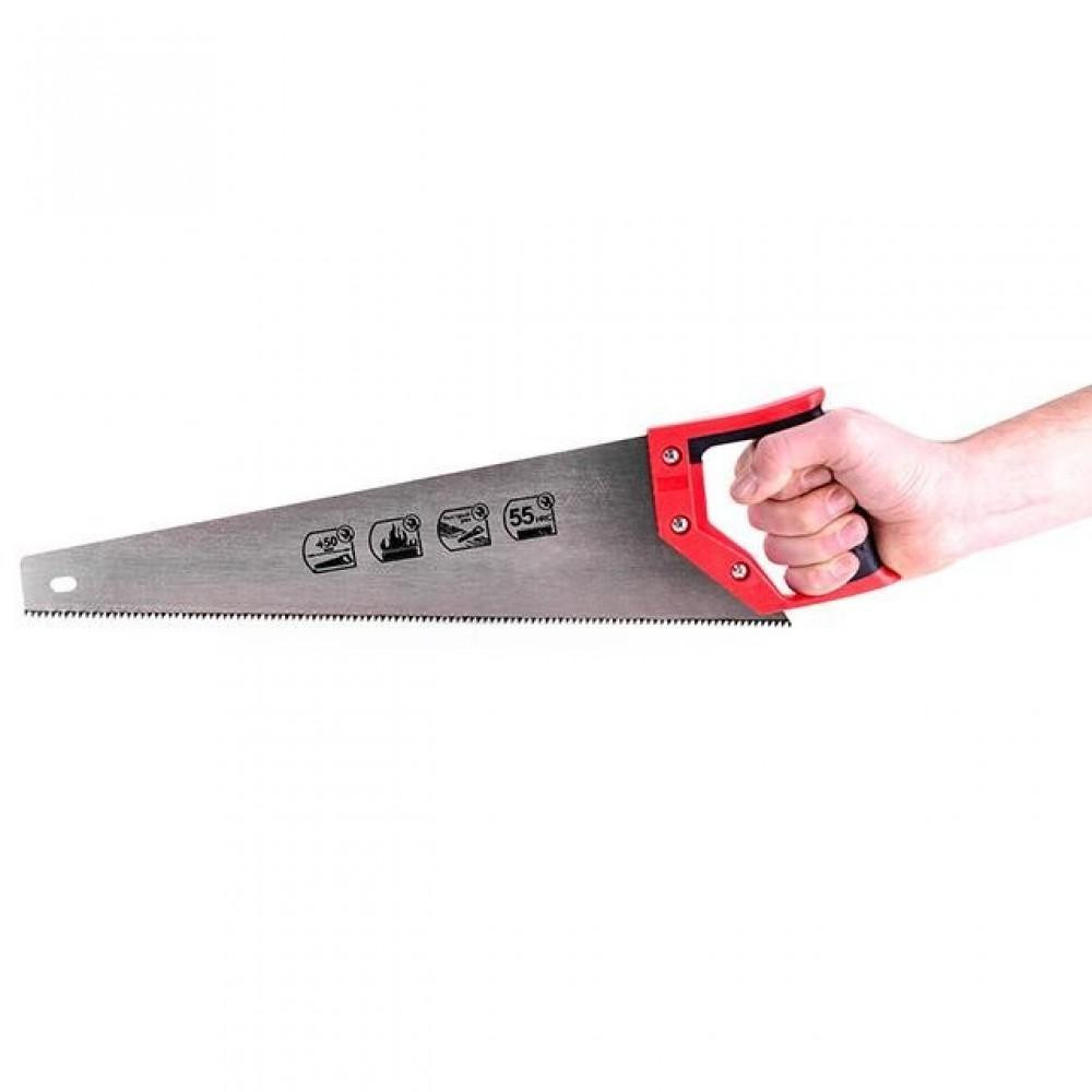 Ножівка по дереву 450 мм з гартованим зубом, 3-я заточка 11 зуб.x1" Харків - фото 2