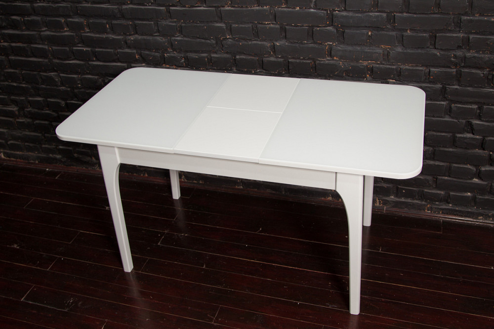 Стіл Фієста (110+35)*70, білий/білий Київ - фото 7