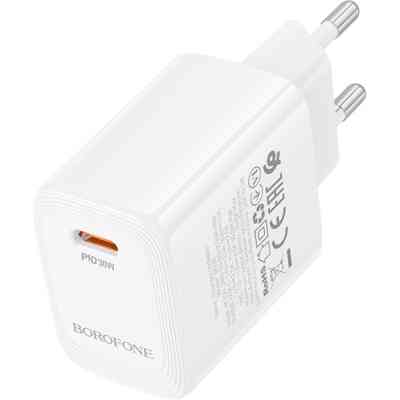 Зарядное устройство BOROFONE BN28 Fuente USB-C PD30W White (6941991120299) Винница