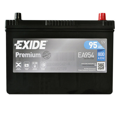 Акумулятор автомобільний EXIDE PREMIUM 95A (EA954) Вінниця - фото 1