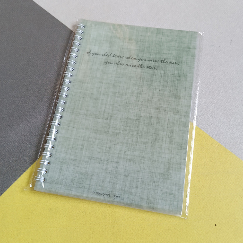 Блокнот A5 в клеточку боковая спираль Киев - изображение 1