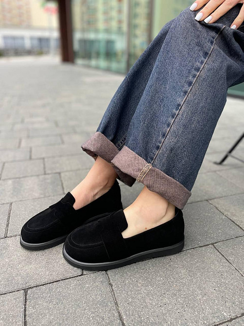 Zemira Балетки жіночі M.KRAFT T-79 чорні (весна-осінь, замша натуральна) (5788) 37 Коломия - фото 1