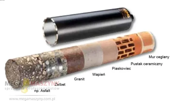 REMS Uniwersalna diamentowa korona rdzeniowa UDKB O 250 181090 Киев