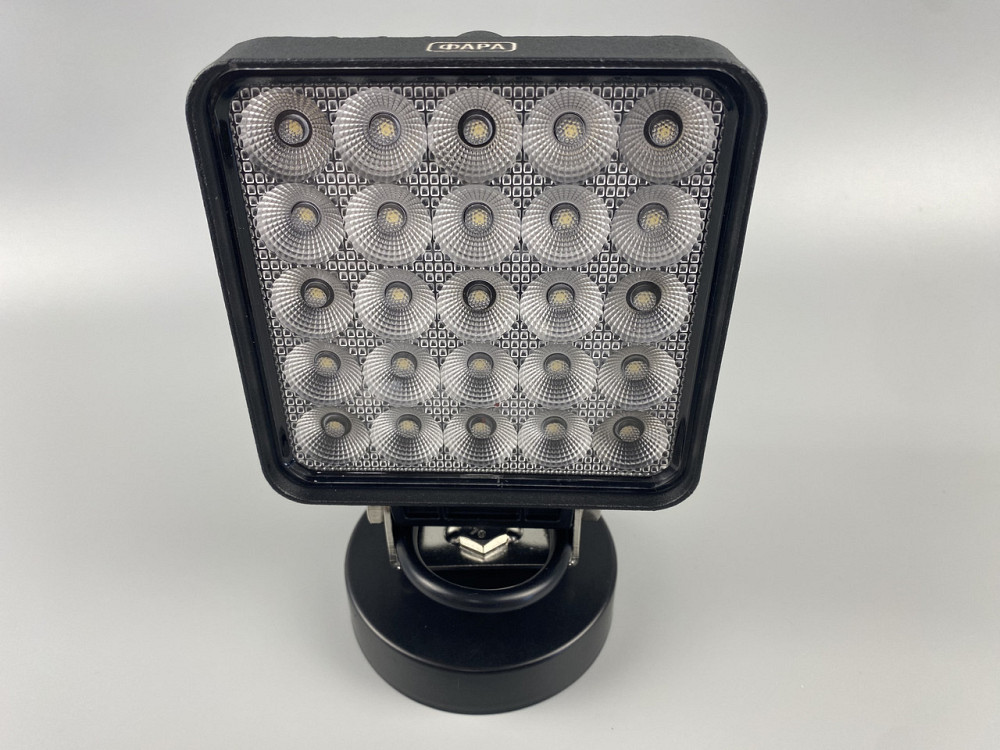 Фара LED квадратна 25 Led chip 12/24V. Широкий промінь. Світло 6500К, IP67.Позадушний клапан, від запотівання Мукачево - фото 10