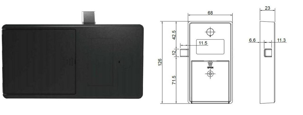 Меблевий RFID замок SEVEN LOCK R-16 Київ - фото 7