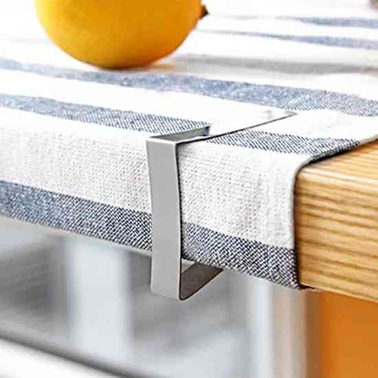 Клипсы для скатерти на стол Металлические (4шт./уп.), фиксатор держатель для скатерти Винница