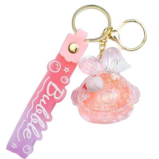 Детский брелок Bubble 5×5.5 (см) для ключей, на сумку и рюкзак Розовый HP-55-32P Киев