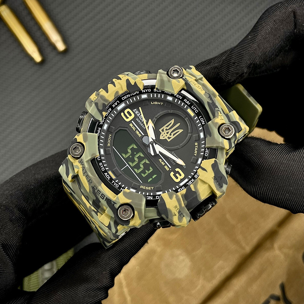Awarder 001 Тризуб золото Camo Green Киев - изображение 8
