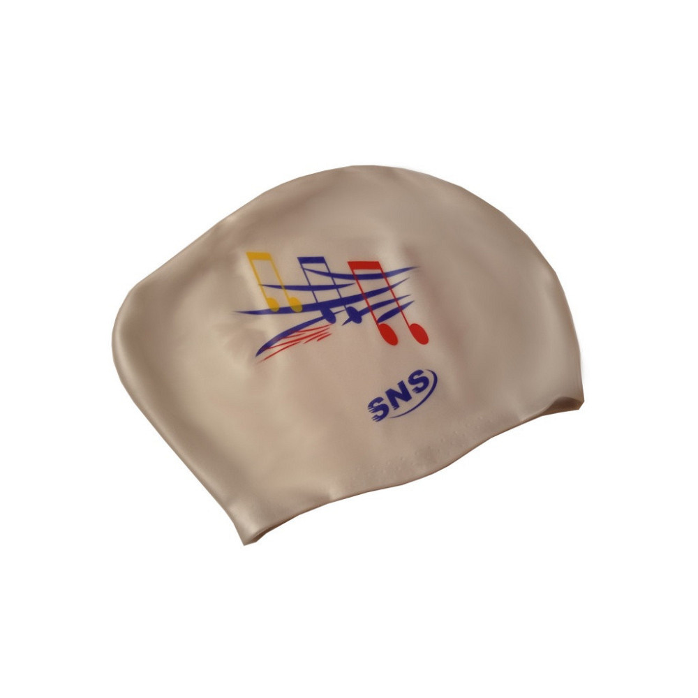 Шапочка для плавання для довгого волосся Music SNS KW-1 Вишневе - фото 4