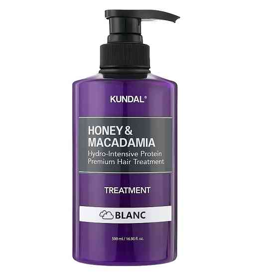 Поживний кондиціонер з медом та олією макадамії Honey & Macadamia Protein Hair Treatment Blanc Kundal 500 мл Київ