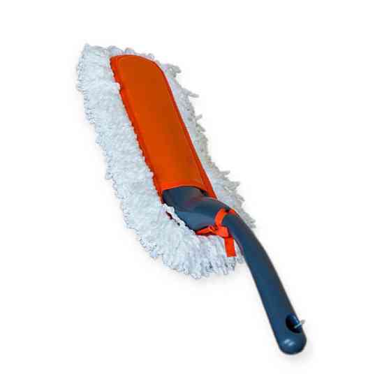 Щітка змітання пилу антистатик "плоска" пласт. ручка з чохлом 49см Elegant для Мукачево