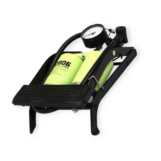 Насос ножний 2 циліндри метал. з маном 7 атм (55х100) Мукачево