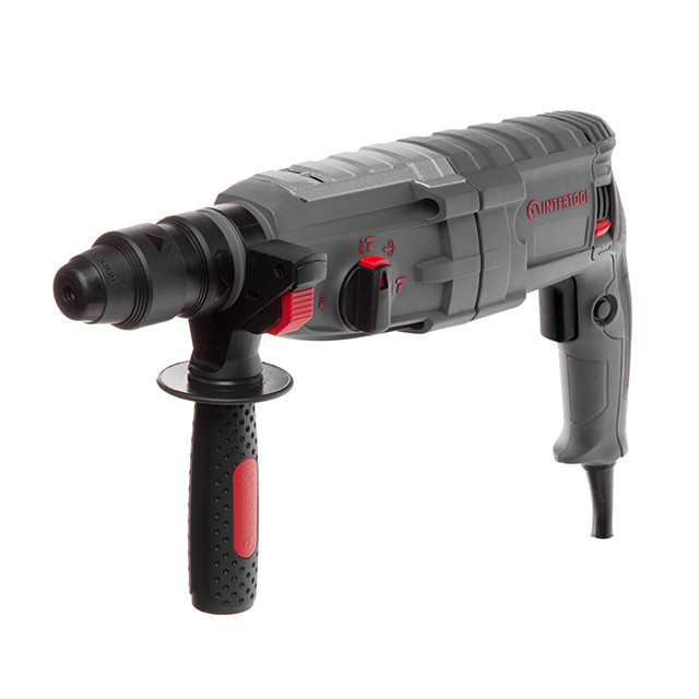 Перфоратор INTERTOOL DT‑0186, 1,0 кВт, 3,5 Дж, 0-1300 об/хв, 0-5100 уд/хв, 3 режими - для буріння і довблення Львів - фото 1