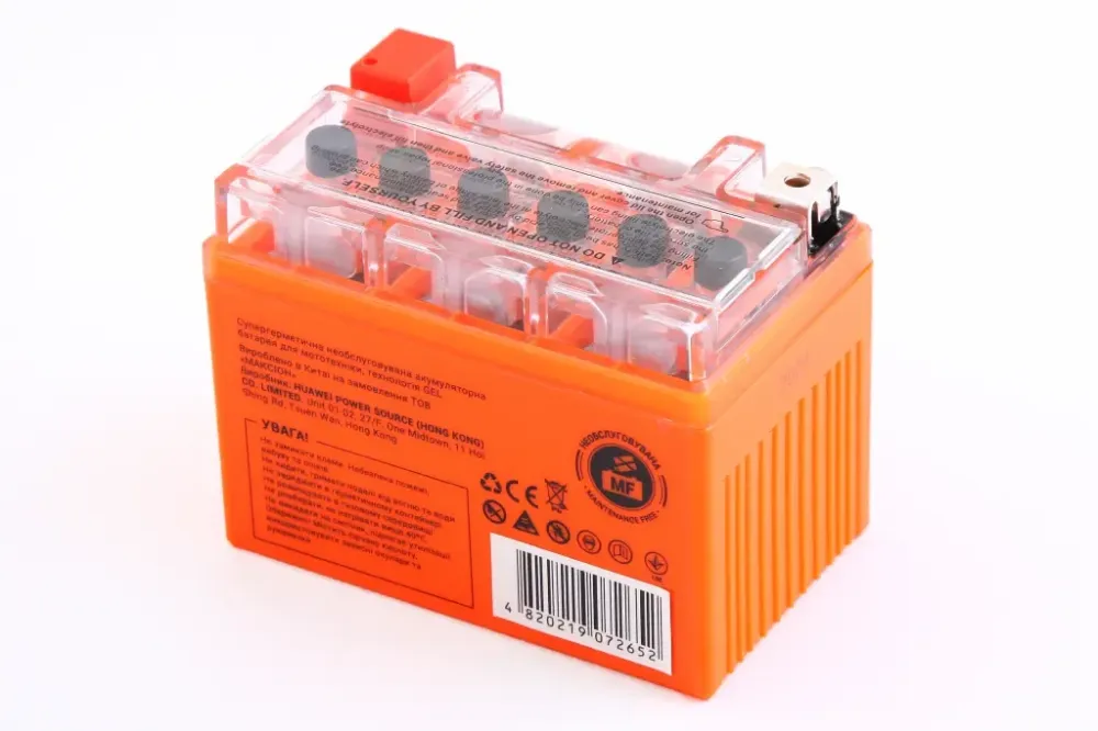 Аккум. батарея Мото 12В 4 Ач «Maxion» гелевий «Maxion Вінниця - фото 3