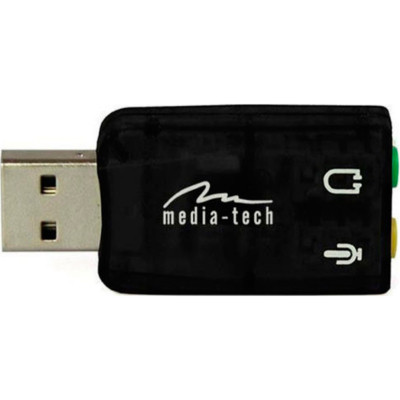 Звукова плата Media-Tech USB Virtual 5.1 Channel (MT5101) Вінниця - фото 1