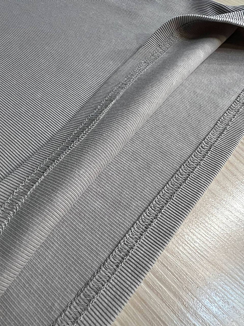 Майка жіноча A-N 2733 варена тай-дай у рубчик з порізаними швами, бежевий, one size Київ - фото 4