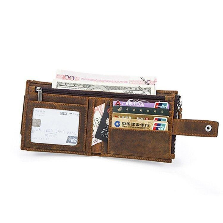 Кошелек с потертостями Vintage 14689 Коричневый Киев - изображение 2