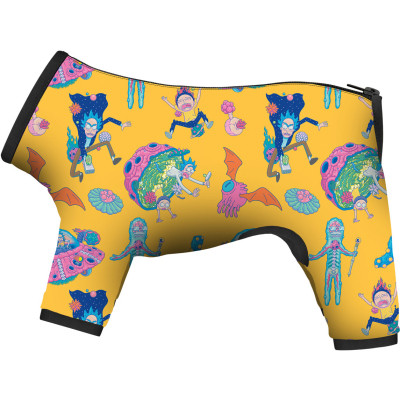 Дощовик для тварин Collar WAUDOG Clothes "Рік і Морті 3" XS22 В 30-34 см, З 19-21 см (5322-0282) Вінниця - фото 1