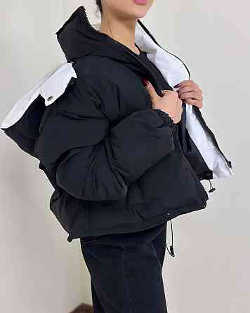 Жіноча стильна повсякденна куртка плащівка еммі Чорний, 46/48 Одеса