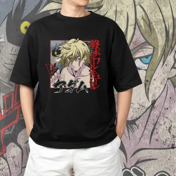 Футболка для подростка мальчика с принтом Record of ragnarok Адам Размер 160 Anime10580 Днепр