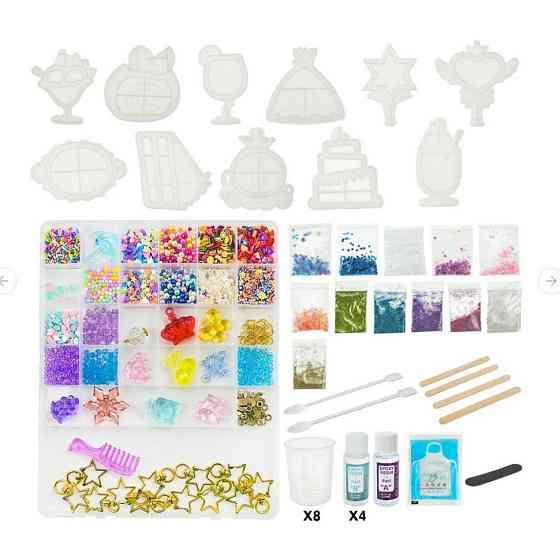 Дитячий набір для творчості "Resin Fidget Shakers" 9082E 12 силіконових форм Вінниця