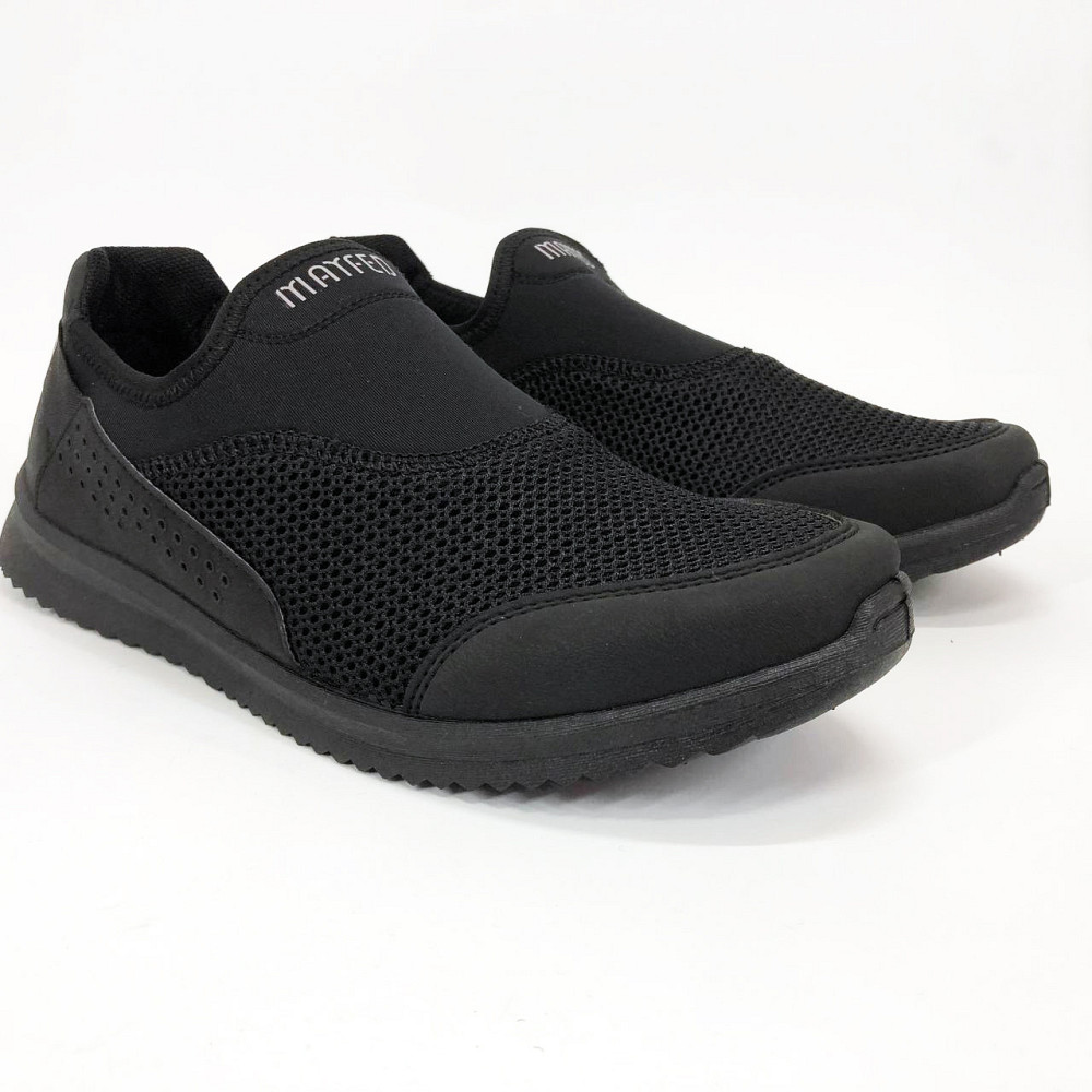 Чорні чоловічі кросівки літні, М'які кросівки з тканини чорні, Кросівки дихаючі Тонкі MQ-94 Львів - фото 2