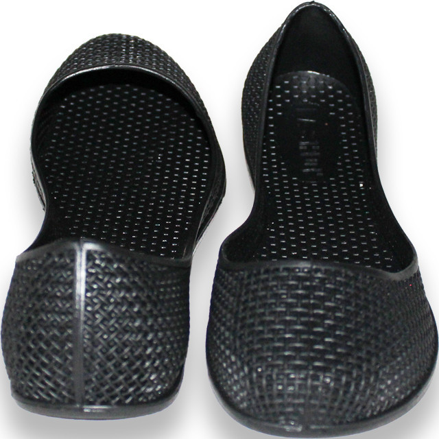 Гумові чорні чорні жіночі балетки для пляжних прогулянок ЄВА-тапочки літні щоденні Одеса - фото 11