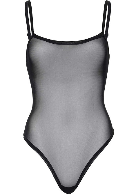 Еротичне боді Leg Avenue Cami bodysuit with thong Black M/L, на бретелях Sex Aura Київ - фото 3
