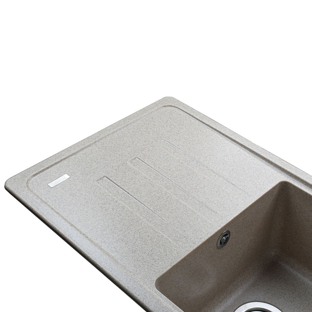 Гранітна мийка Globus Lux LUGANO мигдаль 780х435мм-А0008 Тернопіль - фото 2