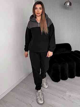 Женский теплый костюм двухцветный Одесса