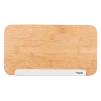 Хлебница Ardesto Midori 33х13х18см, метал, бамбук, білий (AR0914WB) Винница