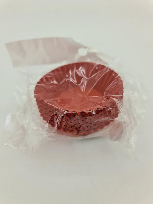 Тартолетка для чізкейк "Кругла червона"D40 H21 (100шт)/5/ (1 уп.) Харків - фото 4