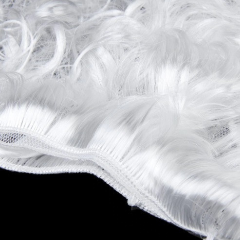 Борода Діда Мороза довга 31 на 23 см білий Київ - фото 3