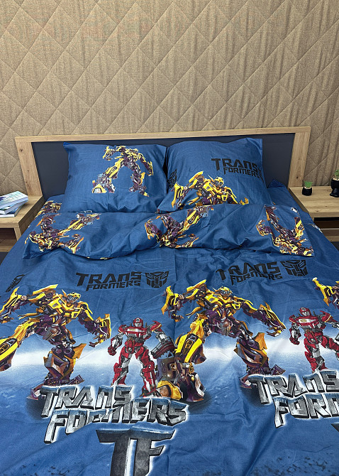 Комплект детского постельного белья Фланель, Koloco Полуторный 150х210 с разноцветным принтом (88-064) Киев - изображение 6