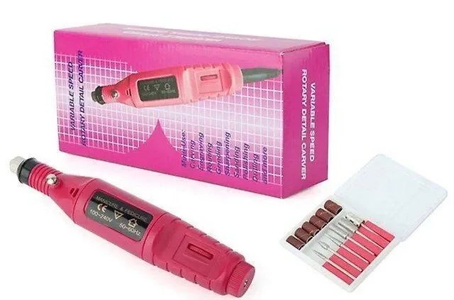 Фрезер - ручка для маникюра бытовой 20000 оборотов. Цвет красный. Киев - изображение 4