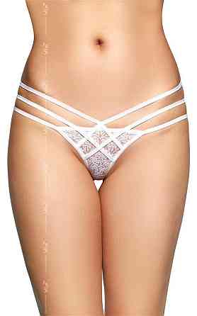 Жіночі стрінги - G-String 2492, white - S/M Sex Aura Київ