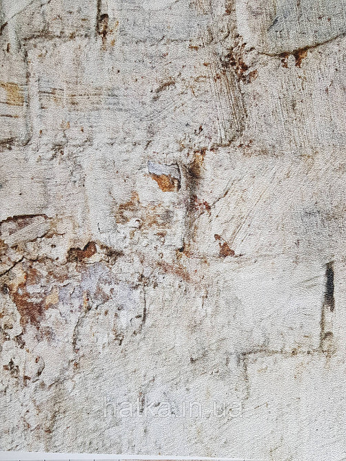 Шпалери вінілові Grandeco One roll one motif 1.59x2.8 панно мурал 3д лофт стіна під цеглу коричневий бежевий Київ - фото 3