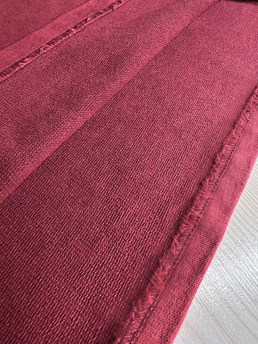 Костюм женский Pepper&mint 25-02 вареный тай-дай футболка и шорты с вышивкой бордовый, бордовый, M Киев - изображение 20