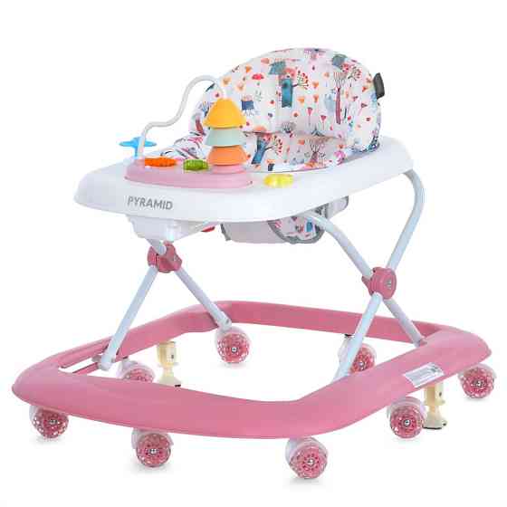 Детские Ходунки Pyramid ME 1217 Pink, музыка, свет Винница