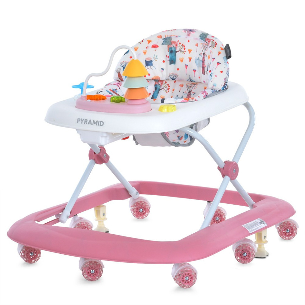 Детские Ходунки Pyramid ME 1217 Pink, музыка, свет Винница - изображение 1