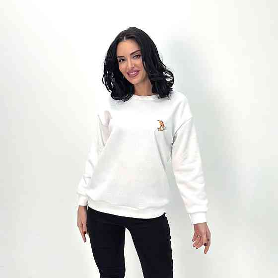 Жіночий світшот з принтом "Bear" оптом | Норма і батал Київ